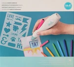 We Memory Keepers - Cordless Rechargable Marker Airbrush Art Tool W/ Stencils. Fixed Price $19.99.