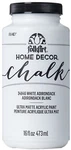 Folkart Home Decor Chalk Paint White Adirondack Ultra Matte 16 Fl Oz. Fixed Price $36.61.