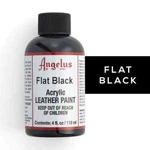 Angelus Brand Acrylic Leather Paint Waterproof - Color Flat Black 4 FL.OZ/118ML.. Fixed Price $14.98.