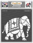 Craftreat Indian Elephant Stencils For Painting On Wood, Wall, Tile, Canvas, .... Fixed Price $13.78.