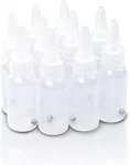 Flylin 10PCS Paint Bottle, 30ML Empty Airbrush Bottles With Scale, Plastic. Fixed Price $18.95.