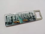 New York City Fridge Magnet Bottle Opener Taxi Statue Of Liberty Metal & Acrylic. Fixed Price $14.94.