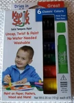 The Pencil Grip Kwik Stix Solid Tempera Paint, Super Quick Drying, 6 Set.. Fixed Price $10.29.