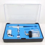 Professional Airbrush Set With 7CC Gravity Feed Cup And 0.3MM Nozzle, 2CC Siphon. Fixed Price $20.00.