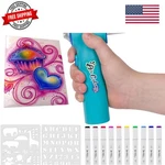 Color Airbrush Marker Kit For Kids, Cordless And Rechargeable S.... Fixed Price $71.09.