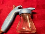 Paasche Airbrush 62 3 Oz Sprayer Glass Jar Blue Clear. Fixed Price $12.00.