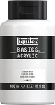 Basics Acrylic Paint, 400ML (13.5-OZ) Bottle, Titanium White. Fixed Price $29.98.