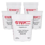 Disposable & Reusable 16 Oz Mixing Cups, 12 Pack - Ideal For Creative Projects. Fixed Price $23.99.