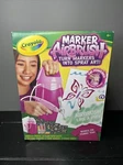 Crayola Airbrush - With 12 Markers 4 Stencils. Brand New. Fixed Price $19.99.