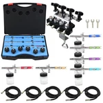 Ophir 6PCS 0.35MM Dual Action Set Kit W 4-AIRBRUSH Holder 5X Hoses. Fixed Price $132.47.