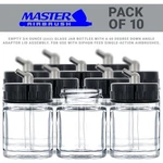 Pack Of 10 TB-003 Empty 3/4 Ounce 22CC Glass Jar Bottles With 60 Down Angle .... Fixed Price $29.95.