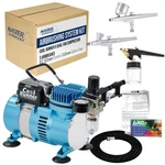Cool Runner Ii Dual Fan Airbrushing System Kit - With Compr.... Fixed Price $194.04.