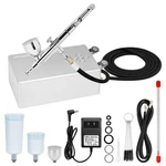 Ovaga 55PSI Ultra-silent Airbrush Kit, Dual-action Multi-function Silver. Fixed Price $119.21.