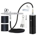 Casubaris Cordless Portable Airbrush Kit With Compressor,rechargeable Black. Fixed Price $98.51.