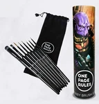 One Page Rules Hobby Set - 8 Paint Brushes. Fixed Price $44.99.