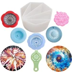 7 Pcs Split Cup Flower Pour Silicone Paint Strainer Set Mixing Acrylic. Fixed Price $23.50.