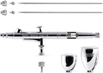 Gaahleri Airbrush Kit, Gun Dual-action Gravity 1/2 & 1/4 Oz Fluid Cup,. Fixed Price $74.46.