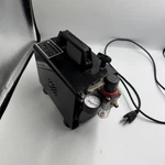 Pointzero 1/5 Hp Airbrush Compressor W/ Pump Tank Regulator Gauge Water Trap. Fixed Price $69.99.