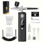 Airbrush Kit With Compressor - 48 Psi Cordless Gun, Nail Ma.... Fixed Price $61.72.