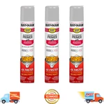 (3 Pack) Light Gray, Rust-oleum Stops Turbo Auto Primer Spray Paint, 24 Oz. Fixed Price $50.59.