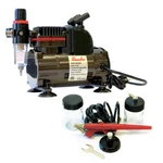 Paasche 1/5 Hp Airbrush Compressor W/ Ez Single Action Set. Fixed Price $139.51.