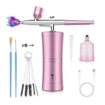 Airbrush Kit,with Compressor 32PSI Cordless Rechargeable Non-cloggin.... Fixed Price $36.61.