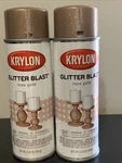 Lot 2 Krylon Glitter Blast 5.75 Oz. Rose Gold Spray Paint. Fixed Price $20.99.