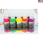 Fluorescent Airbrush Paint Set By Createx - 10 Safe Colors For Glass & More. Fixed Price $114.99.