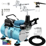 Master Airbrush And Compressor Kit 0.2MM Fine Detail 0.3MM Gravity, Siphon. Fixed Price $176.99.