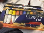 Daler-rowney Georgian Oil Paint Introduction Set Of 10 20ML Tubes. Fixed Price $26.00.