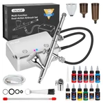 Ovaga 32PSI Airbrush Kit With Compressor, Rechargeable Multi-function Dual-actio. Fixed Price $267.72.
