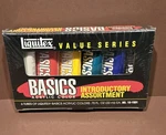 Liquitex Basics Acrylic Paint Set Of 6. Fixed Price $17.59.