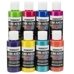 Createx Iridescent 8 Airbrush Paint Set - 2 Oz Bottles Vibrant Shimmer Colors. Fixed Price $86.60.