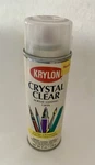 Vintage Krylon 1303A Paper Label Spray Paint Can Crystal Clear Coat 6OZ. Fixed Price $19.99.