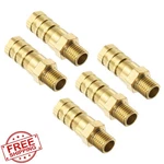 Uxcell Brass Barb Fittings M8 Male To 10MM Id Hose, Air Water Fuel, 5 Pcs. Fixed Price $20.00.