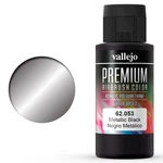 Vallejo Premium Airbrush Color Metallic Black 60ML Paint. Fixed Price $13.99.
