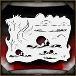 Dead Sea Airbrush Stencil Template Airsick. Fixed Price $14.99.