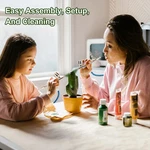 Dual Action Gravity Airbrush Kit 0.2 0.3 0.5MM Needles 7 40CC Cups. Fixed Price $53.06.