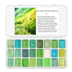 Craftymanor Mini Glitter Watercolor 1 Count (pack Of 24), Green Colors. Fixed Price $14.20.