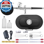 Cbvcbv Airbrush 0.2/0.3/0.5MM Nozzle/setskit Compressor High Pressure. Fixed Price $63.16.