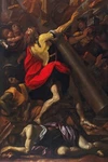 Samson Destroying The Temple Lombard Art 1650 Renaissance Biblical Print. Fixed Price $49.95.