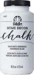 Home Decor Chalk Furniture & Craft Paint Assorted Colors, 16 Ounce, White Adi. Fixed Price $29.99.
