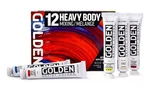 Golden Heavy Body Acrylics, Mixing Set, 0.69 Fl Oz (pack Of 13), Multicolor. Fixed Price $107.09.