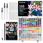 168 Colors Watercolor Paint Set - Vibrant Pigments Portable Metal Case Wit.... Fixed Price $54.80.