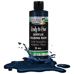 Pouring Masters Dark Sapphire Blue Metallic Pearl 8OZ Water-based Acrylic Paint. Fixed Price $13.99.