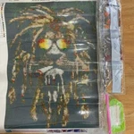 5D Diy Lion Diamond Painting Craft Kit 30X40CM Us Seller Beads Tools. Fixed Price $12.99.