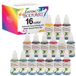 16 Color 1OZ Airbrush Face & Body Art Paint Kit Water-based Custom Temp Tattoo. Fixed Price $59.99.