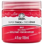 Folkart Super Thick Acrylic Paint 4OZ-RED 5A002XBZ-1GYB6. Fixed Price $14.11.