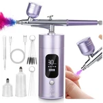 Saviland Airbrush For Nails: 30 Psi Lcd Display Kit With Compressor .... Fixed Price $61.40.