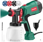 Hychika Paint Sprayer, 700W Hvlp Electric 1200ML Tank EP013. Fixed Price $124.99.